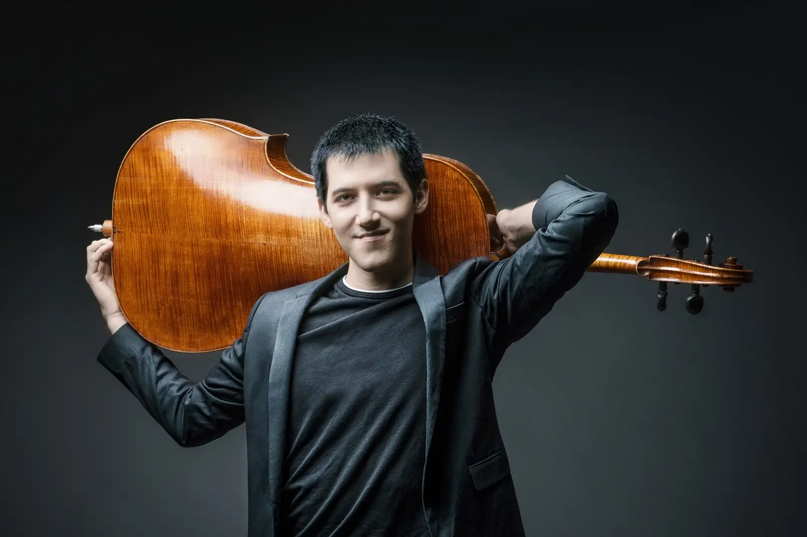 Israel philharmonic orchestra cello player shot by Miri Davidovitz
			